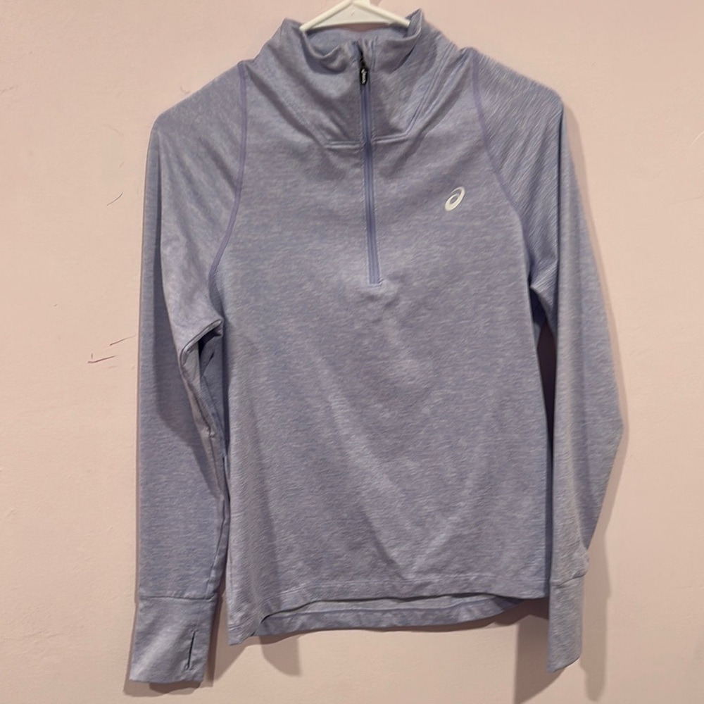 Asics Women's Light Blue Long Sleeve Top